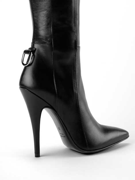Absolutely boot, Dominatrix boot with 12cm stiletto heel and unique ...